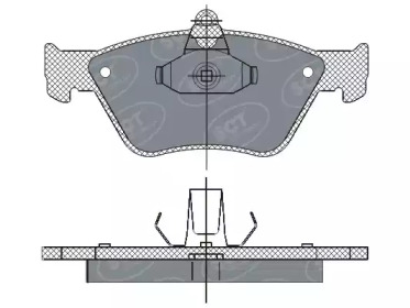 Комплект тормозных колодок SCT Germany SP 285 PR