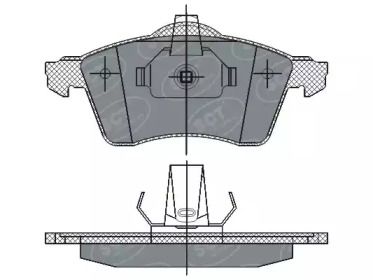 Комплект тормозных колодок SCT Germany SP 286 PR