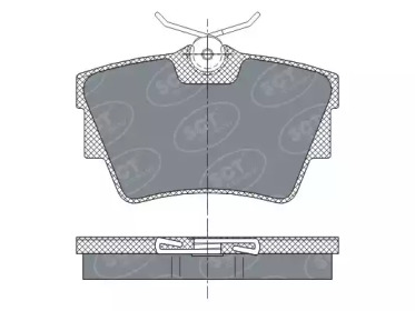 Комплект тормозных колодок SCT Germany SP 289 PR