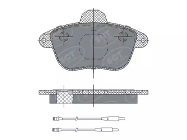 Комплект тормозных колодок SCT Germany SP 295 PR