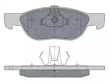 Комплект тормозных колодок SCT Germany SP 296 PR