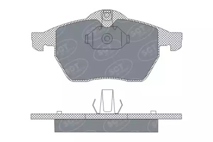 Комплект тормозных колодок SCT Germany SP 303 PR