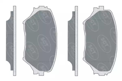 Комплект тормозных колодок SCT Germany SP 308 PR