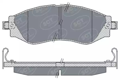 Комплект тормозных колодок SCT Germany SP 310 PR