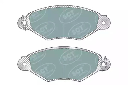 Комплект тормозных колодок SCT Germany SP 312 PR