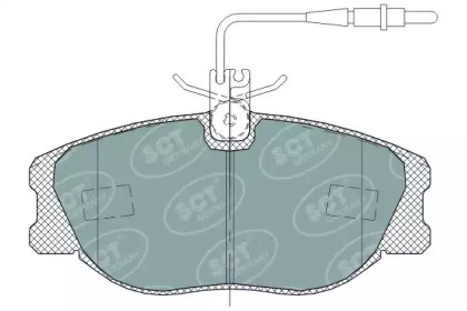 Комплект тормозных колодок SCT Germany SP 317 PR