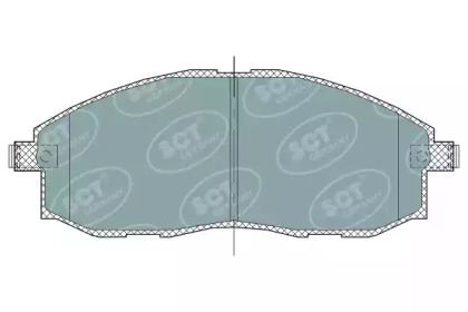 Комплект тормозных колодок SCT Germany SP 324 PR