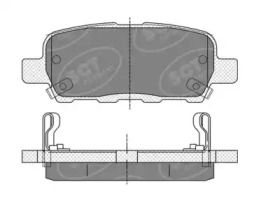 Комплект тормозных колодок SCT Germany SP 339 PR