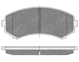 Комплект тормозных колодок SCT Germany SP 344 PR