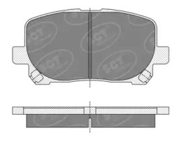 Комплект тормозных колодок SCT Germany SP 349 PR