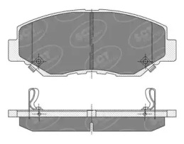Комплект тормозных колодок SCT Germany SP 354 PR