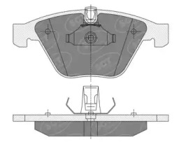Комплект тормозных колодок SCT Germany SP 355 PR