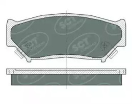Комплект тормозных колодок SCT Germany SP 361 PR