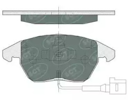 Комплект тормозных колодок SCT Germany SP 367 PR