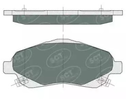 Комплект тормозных колодок SCT Germany SP 368 PR