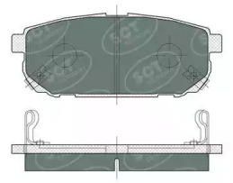 Комплект тормозных колодок SCT Germany SP 372 PR