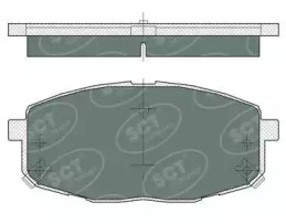 Комплект тормозных колодок SCT Germany SP 374 PR