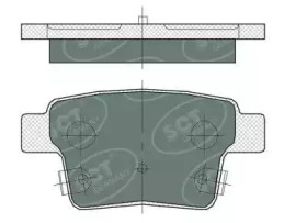 Комплект тормозных колодок SCT Germany SP 375 PR