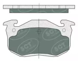 Комплект тормозных колодок SCT Germany SP 385 PR