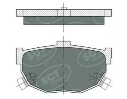 Комплект тормозных колодок SCT Germany SP 386 PR