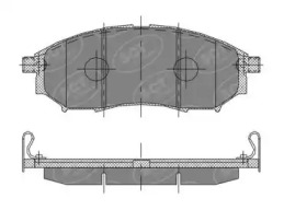 Комплект тормозных колодок SCT Germany SP 390 PR