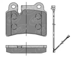 Комплект тормозных колодок SCT Germany SP 397 PR