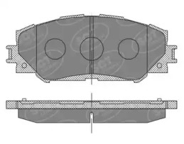 Комплект тормозных колодок SCT Germany SP 377 PR