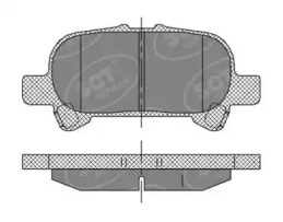 Комплект тормозных колодок SCT Germany SP 401 PR