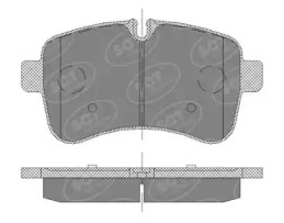 Комплект тормозных колодок SCT Germany SP 415 PR