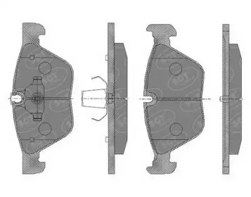 Комплект тормозных колодок SCT Germany SP 427 PR