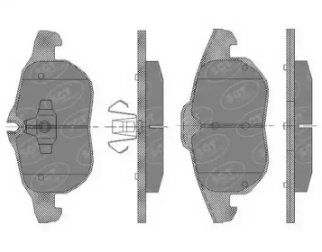 Комплект тормозных колодок SCT Germany SP 431 PR