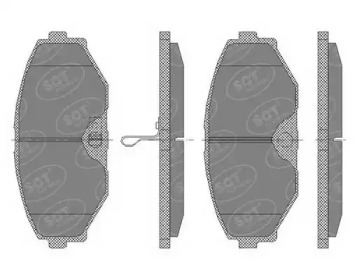 Комплект тормозных колодок SCT Germany SP 440 PR