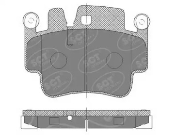 Комплект тормозных колодок SCT Germany SP 461 PR