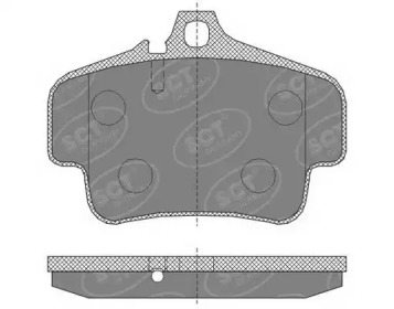 Комплект тормозных колодок SCT Germany SP 462 PR