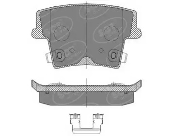 Комплект тормозных колодок SCT Germany SP 464 PR