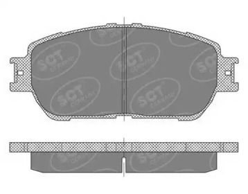 Комплект тормозных колодок SCT Germany SP 474 PR