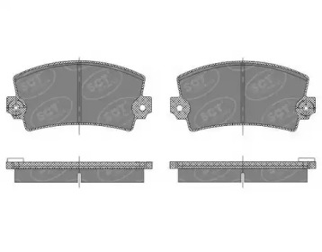 Комплект тормозных колодок SCT Germany SP 485 PR