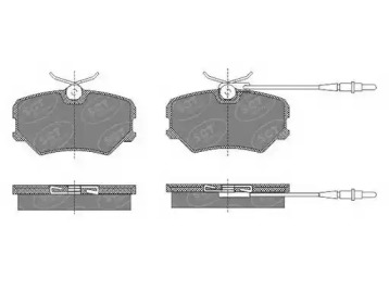 Комплект тормозных колодок SCT Germany SP 490 PR