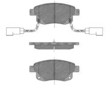 Комплект тормозных колодок SCT Germany SP 492 PR