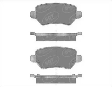 Комплект тормозных колодок SCT Germany SP 494 PR
