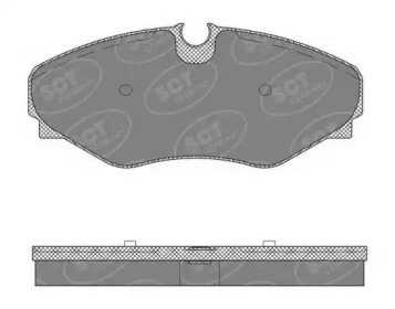 Комплект тормозных колодок SCT Germany SP 495 PR