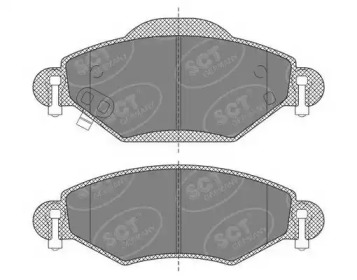 Комплект тормозных колодок SCT Germany SP 499 PR