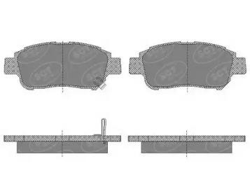 Комплект тормозных колодок SCT Germany SP 601 PR