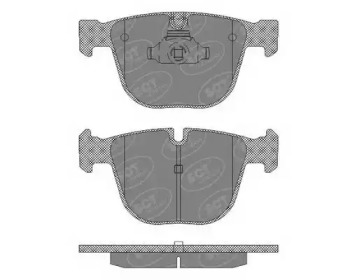 Комплект тормозных колодок SCT Germany SP 627 PR