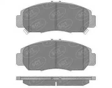 Комплект тормозных колодок SCT Germany SP 628 PR