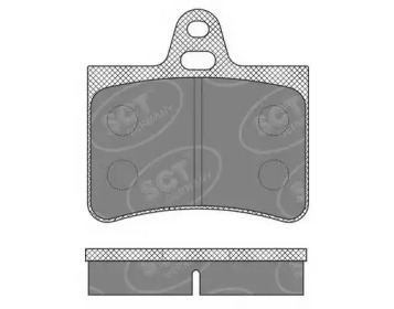 Комплект тормозных колодок SCT Germany SP 635 PR