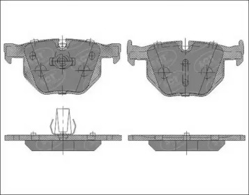 Комплект тормозных колодок SCT Germany SP 637 PR