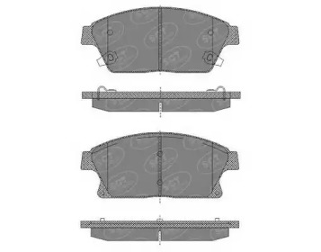 Комплект тормозных колодок SCT Germany SP 638 PR