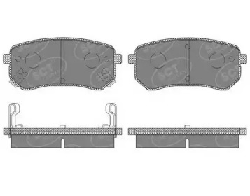 Комплект тормозных колодок SCT Germany SP 658 PR