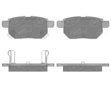 Комплект тормозных колодок SCT Germany SP 659 PR